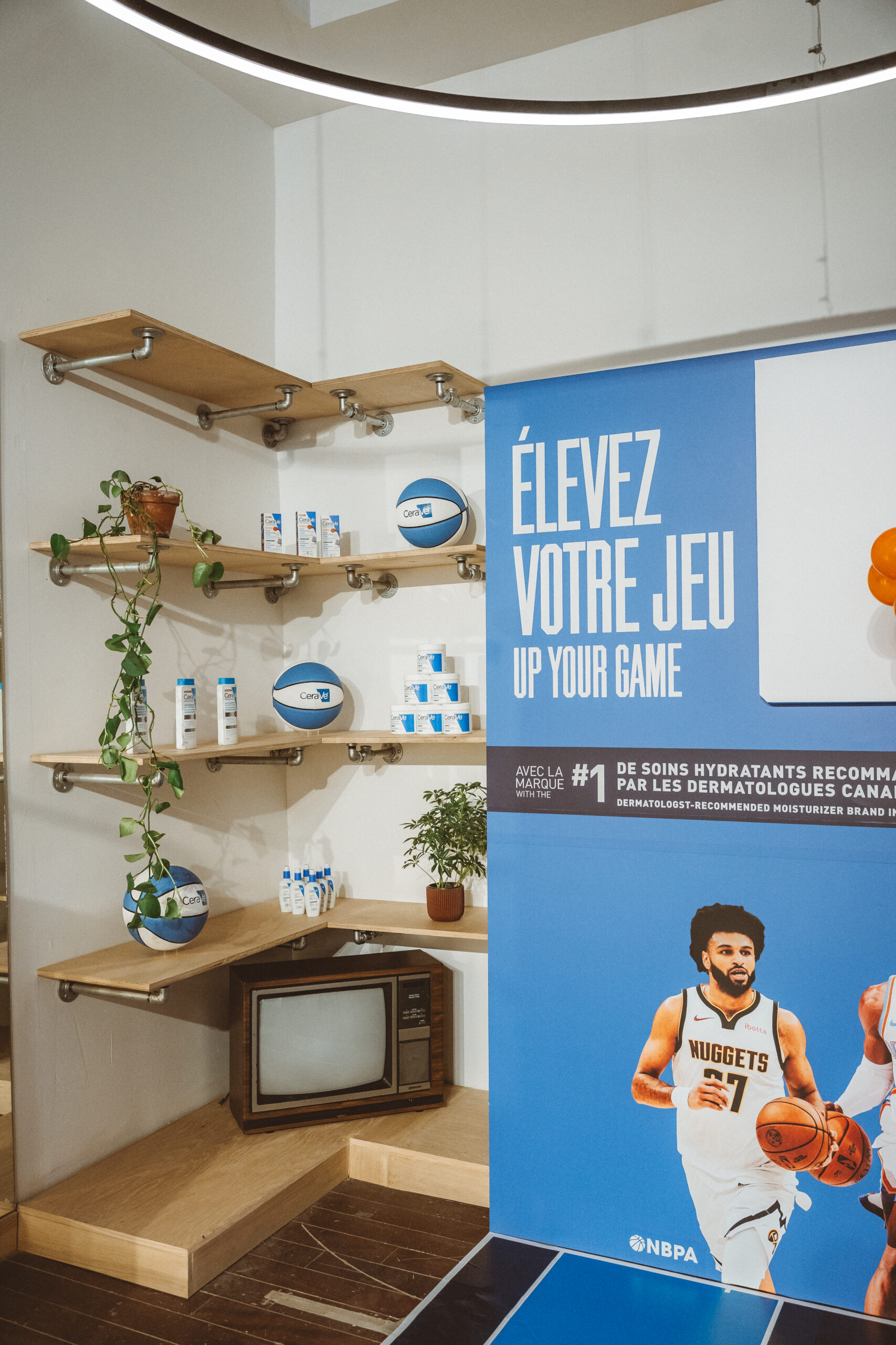 Activation CeraVe NBA House Montréal