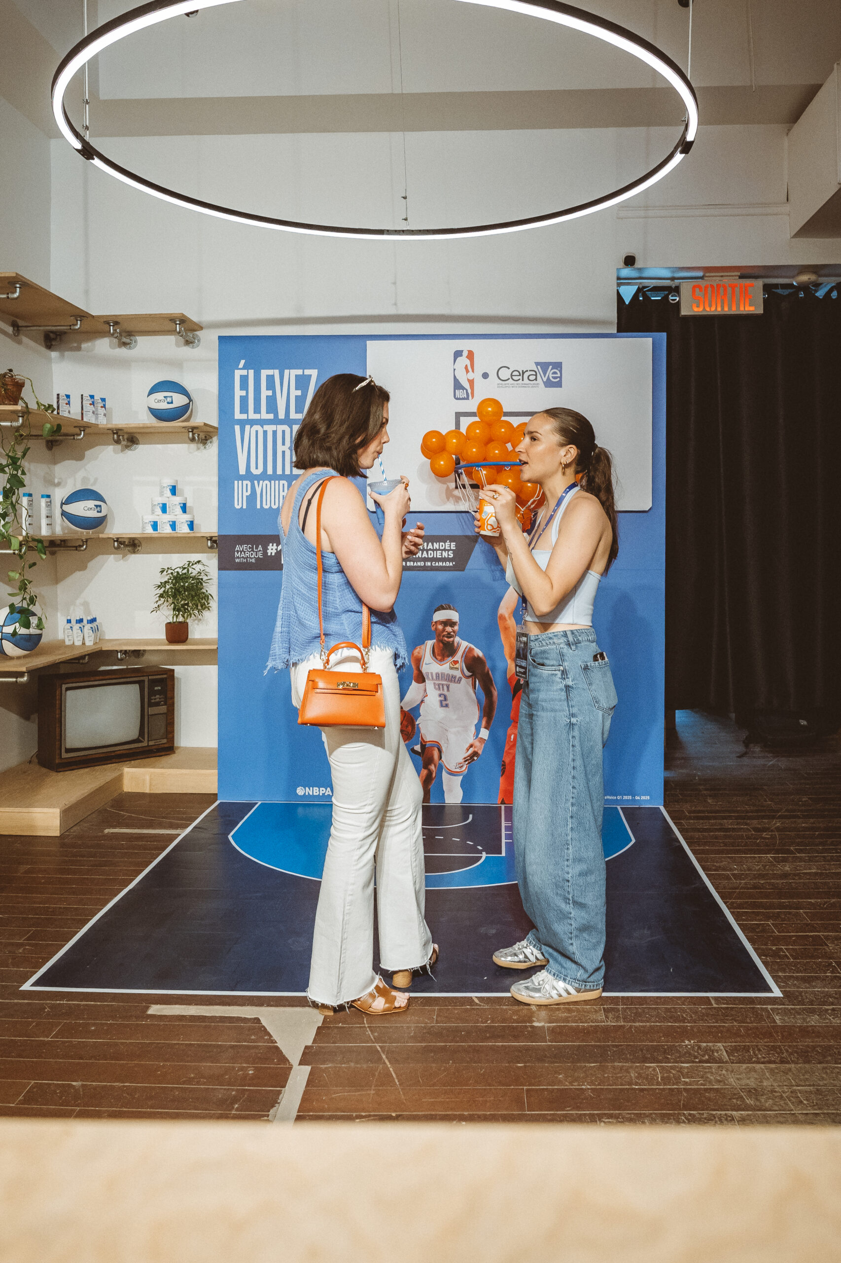 Activation CeraVe NBA House Montréal